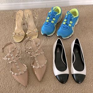 Various styles and brands women’s shoes size 6